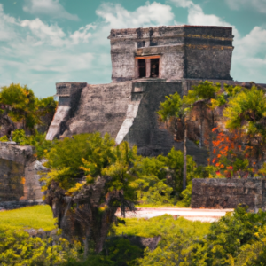 The Tulum jungle beckons with its lush green canopy, stretching as far as the eye can see. Discover hidden treasures and immerse yourself in the natural beauty of this enchanting tropical paradise.